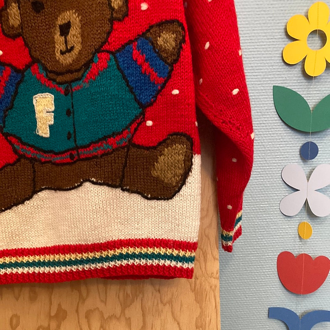 Pull Phildar teddy bear