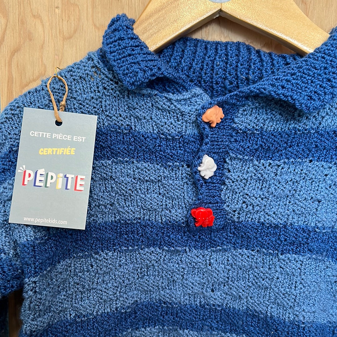 Pull rayé