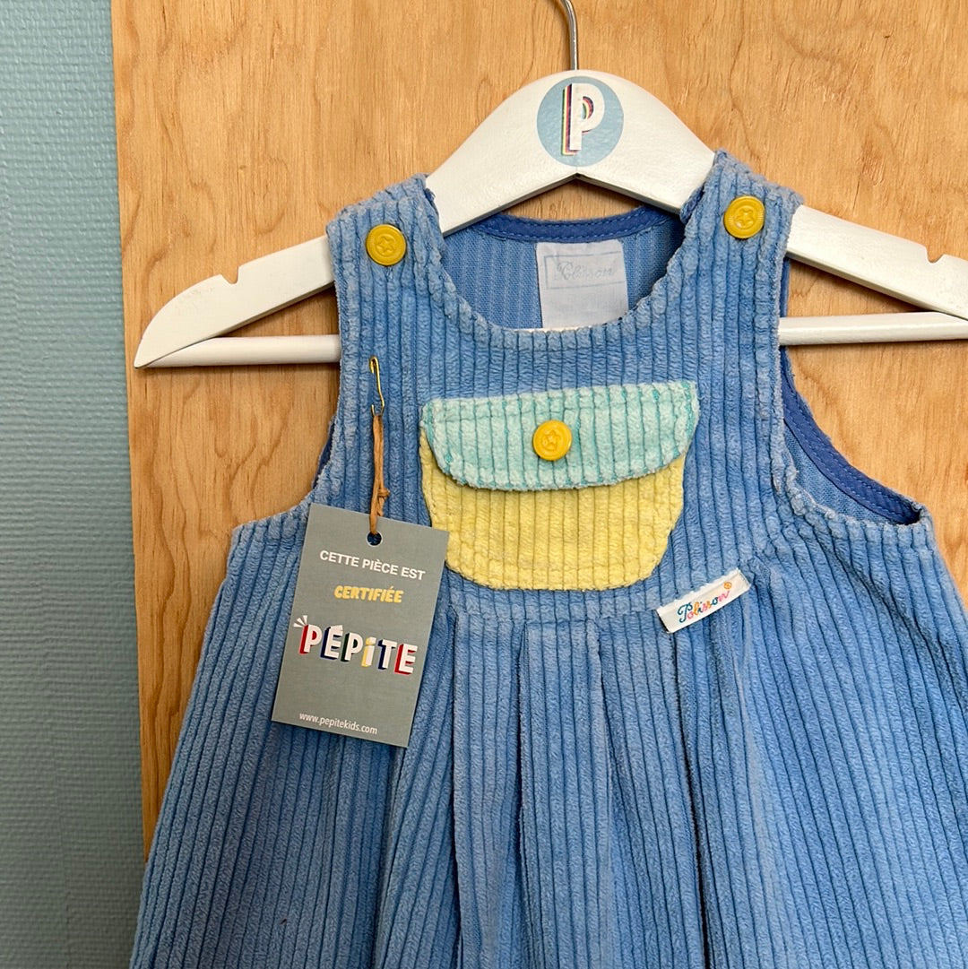 Robe velours côtelé