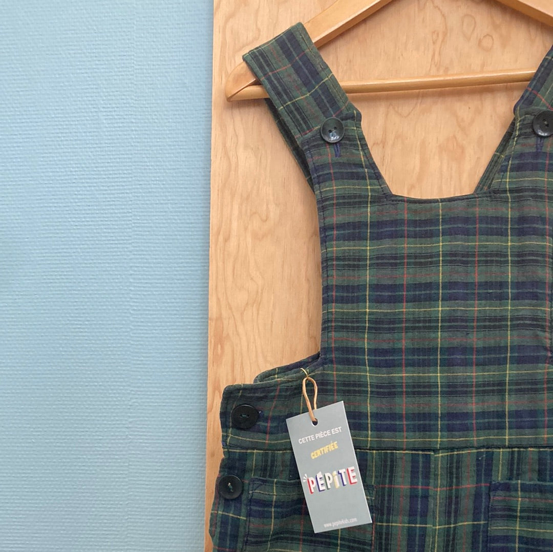 Salopette tartan