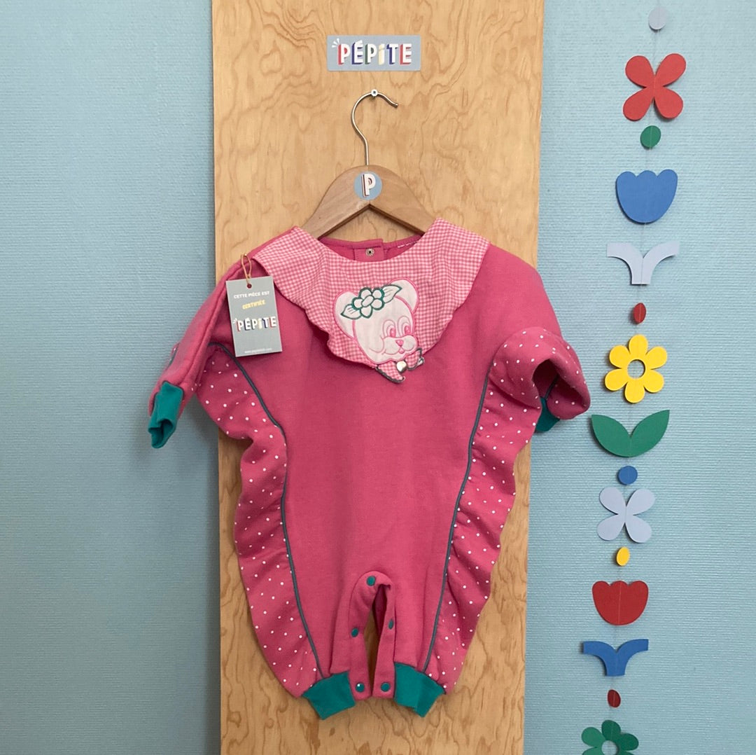 Pyjama oversize rose bonbek