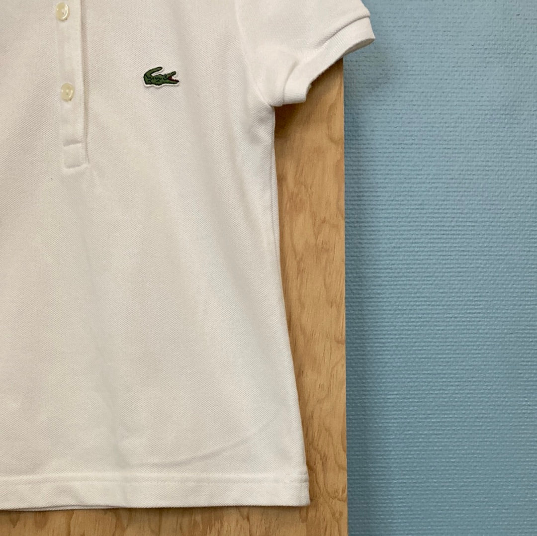 Polo Lacoste blanc