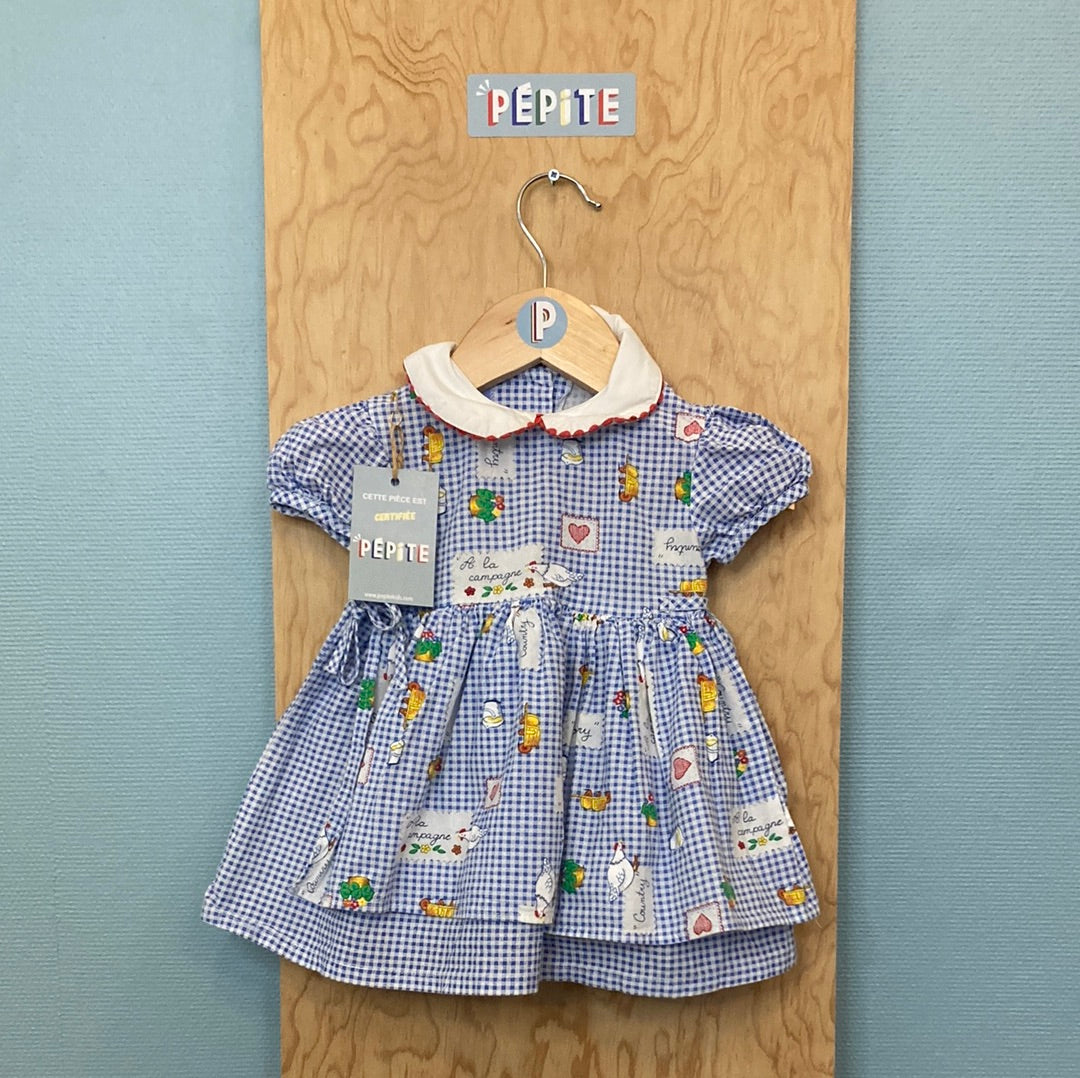 Robe vichy animaux