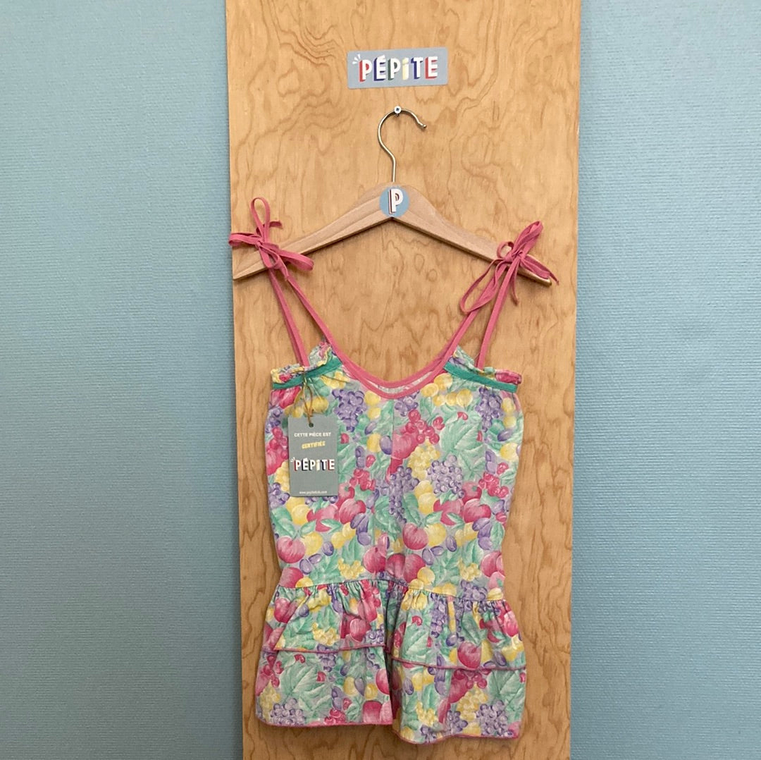 Robe fleurie à bretelles