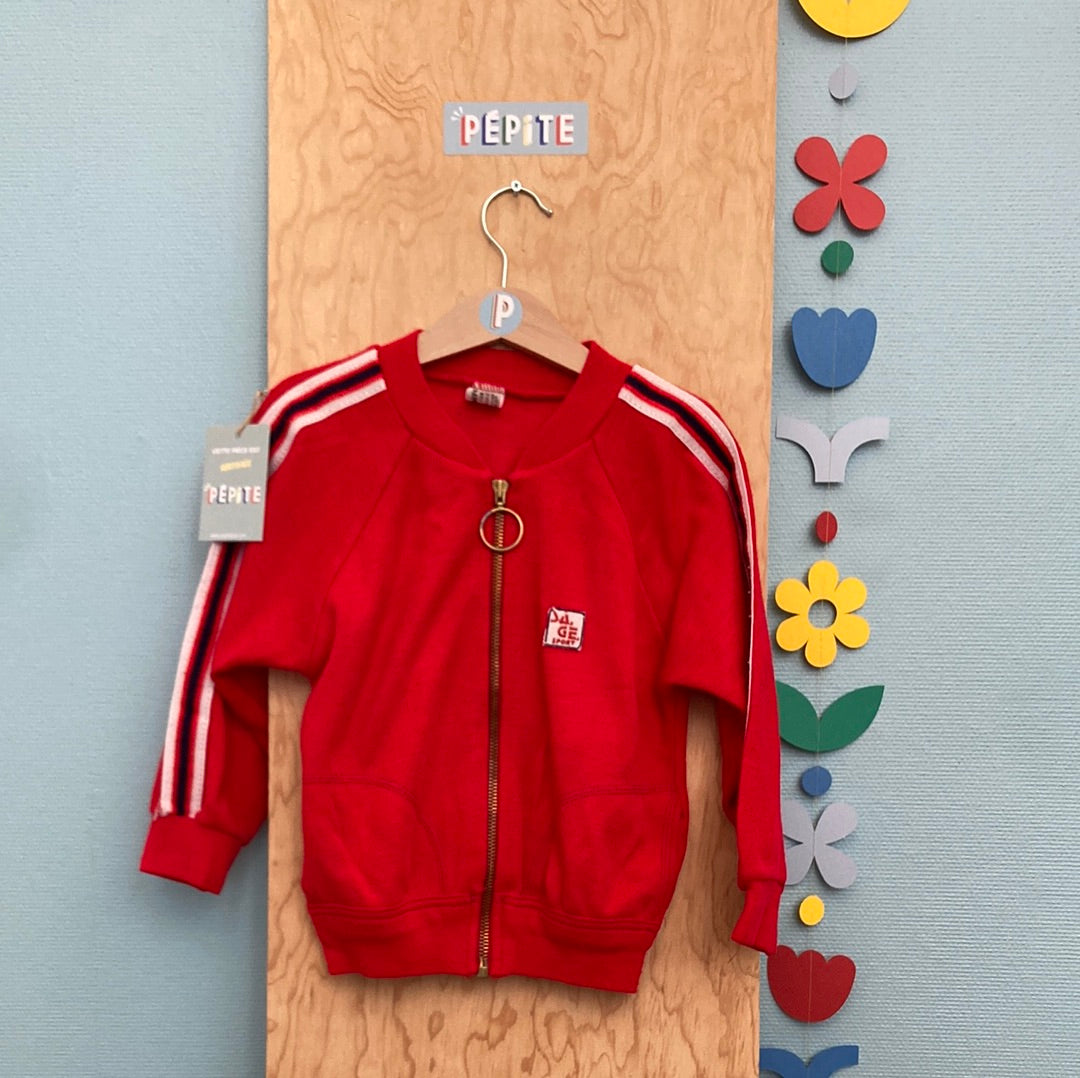 Veste 70s rouge