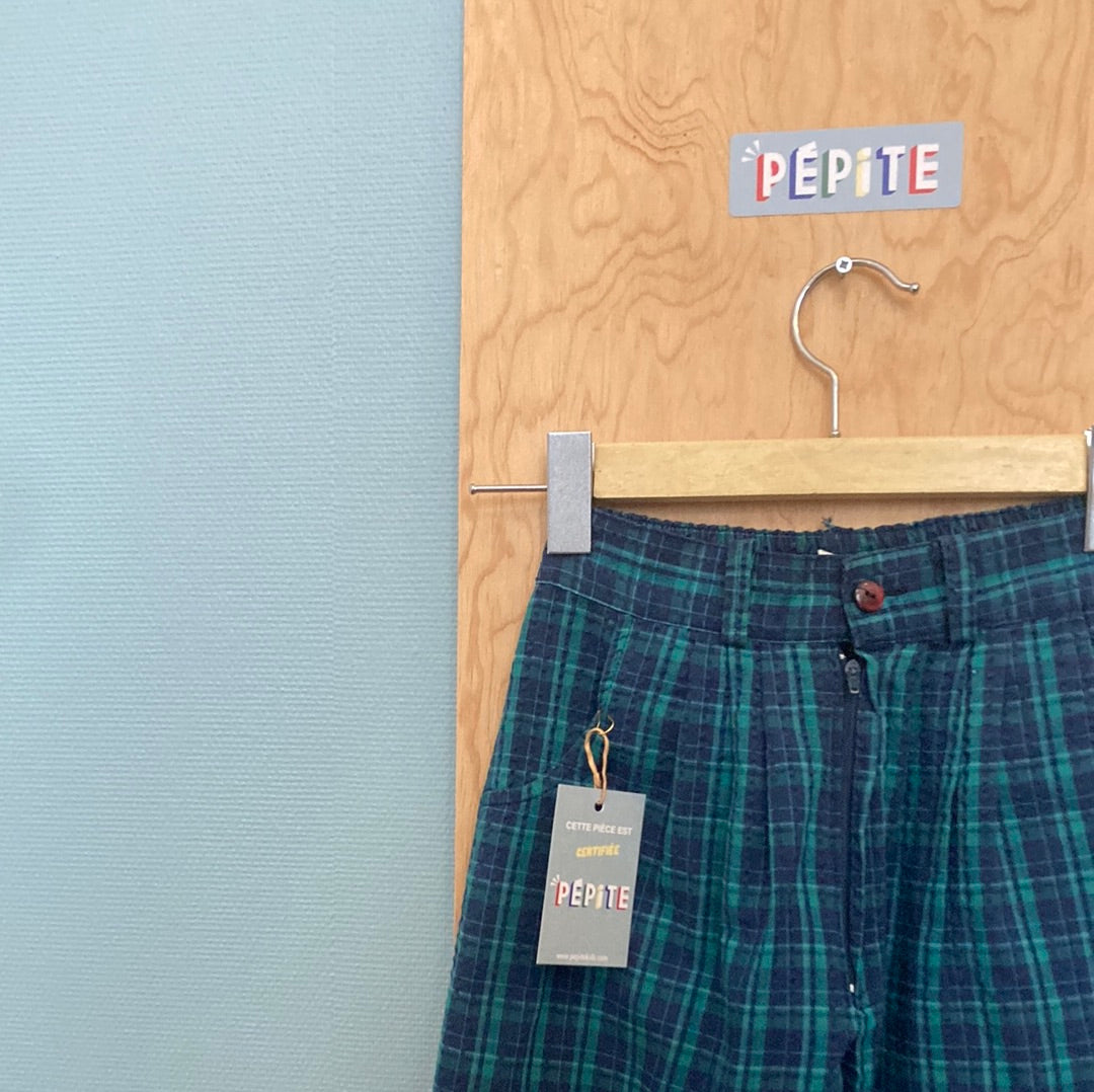 Pantalon à carreaux