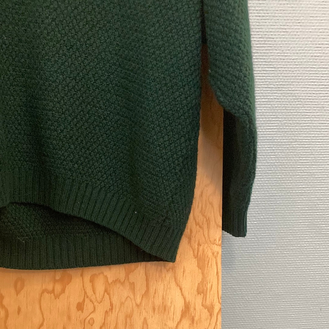 Pull coudé mail col v