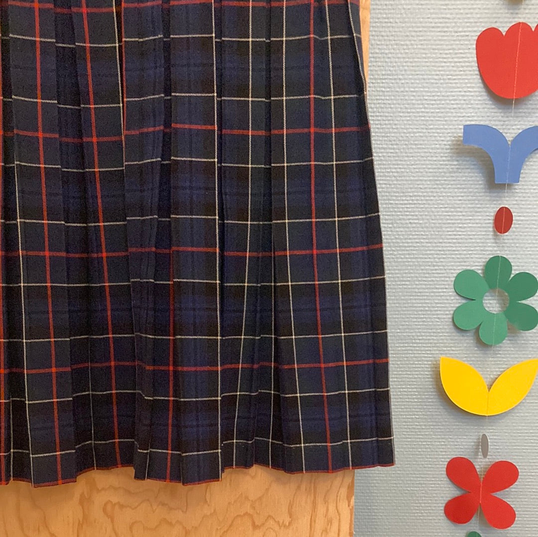 Robe écolière à carreaux