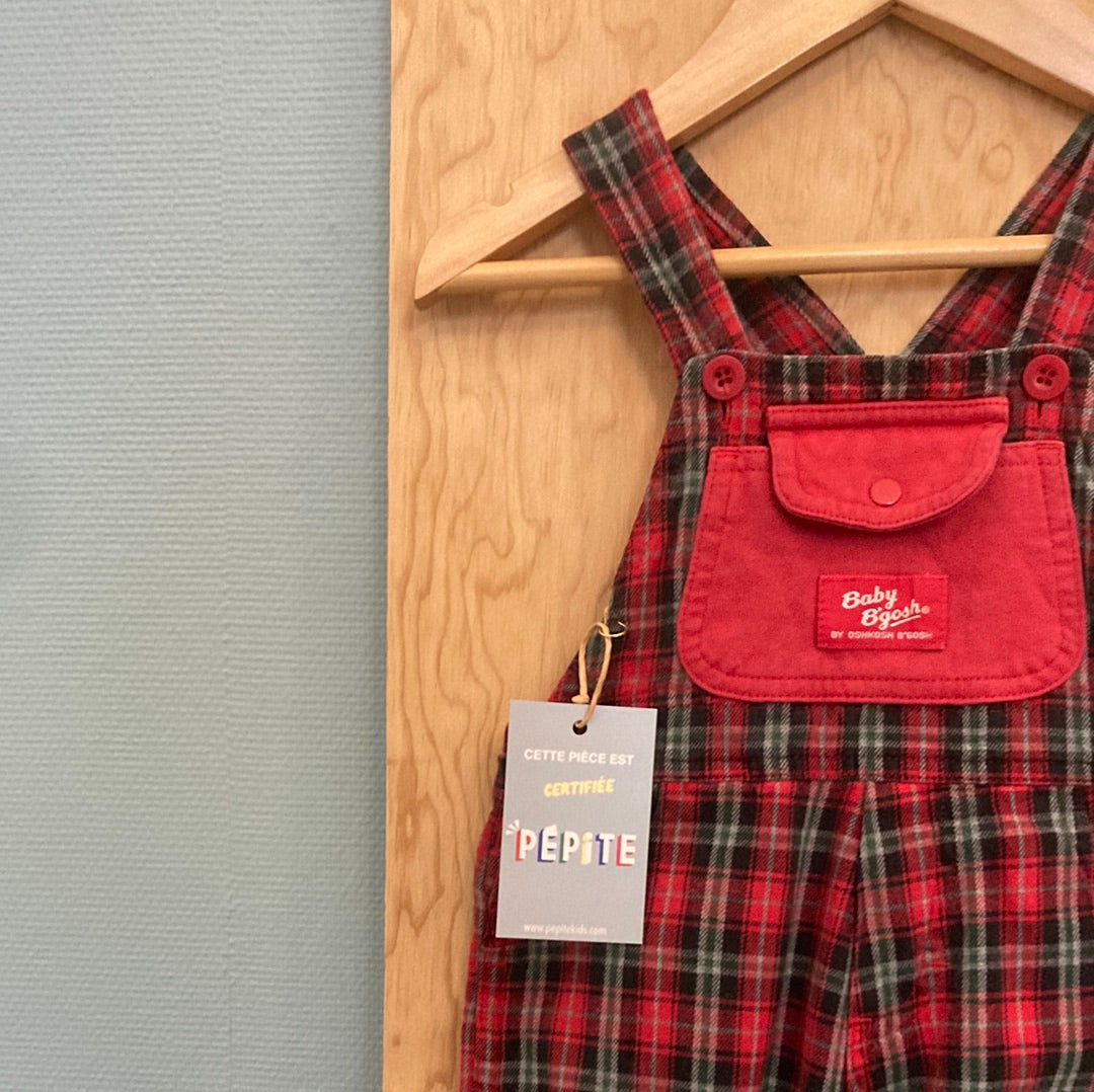 Salopette OshKosh tartan