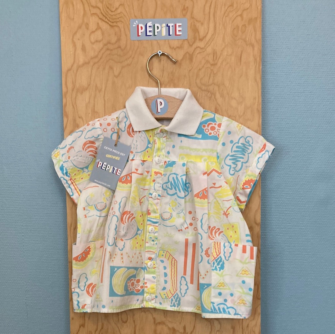 Robe chemise fruits