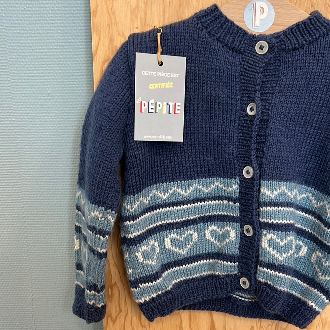 Gilet coeurs