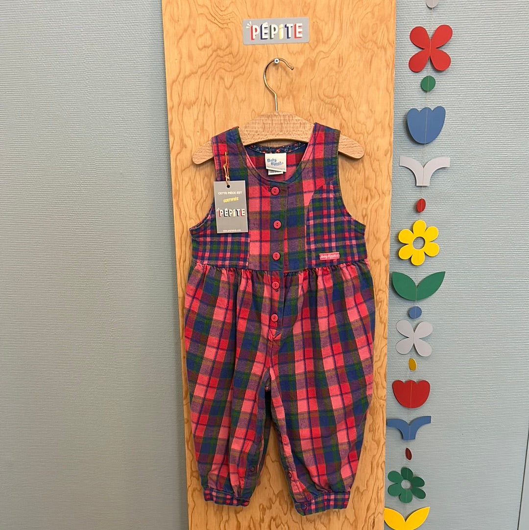 Combi Oshkosh tartan rose