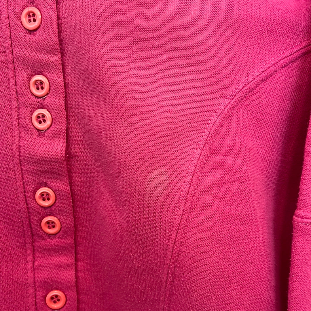 Sweat gilet rose bombek