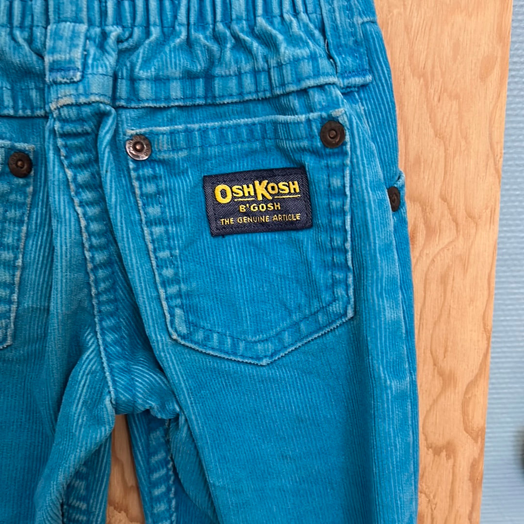 Pantalon velours OshKosh turquoise