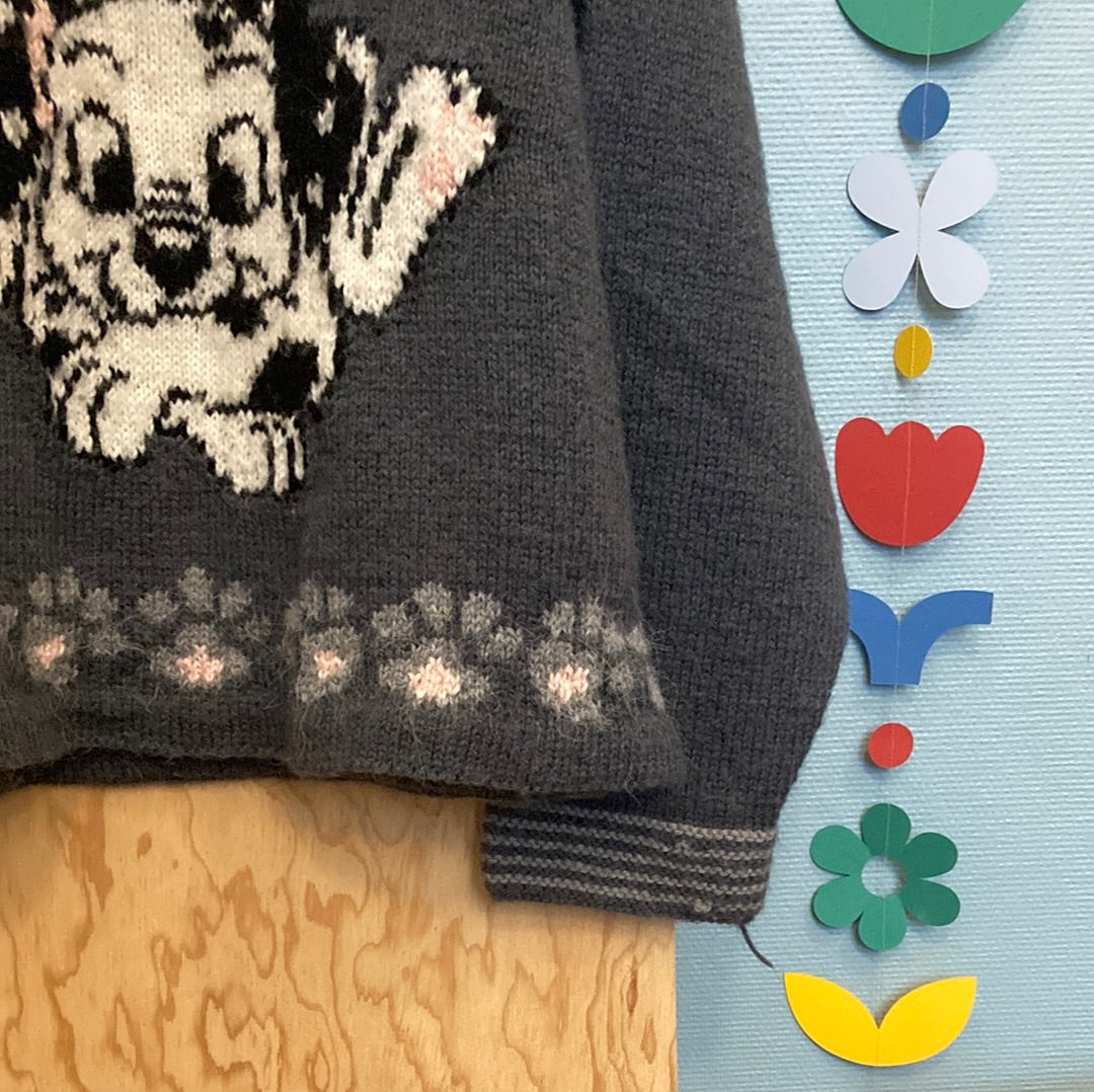 Pull phildar 101 dalmatiens