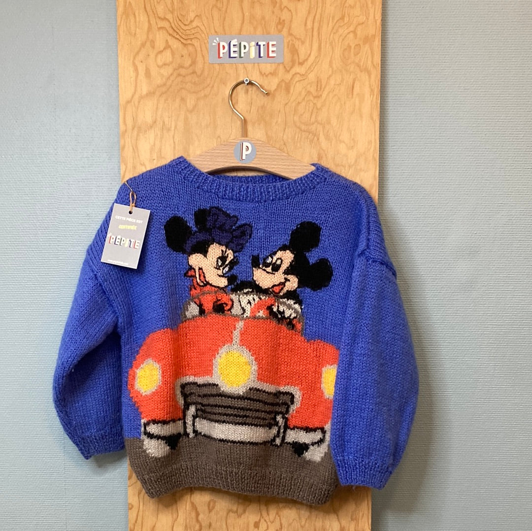 Pull Phildar Mickey et Minnie
