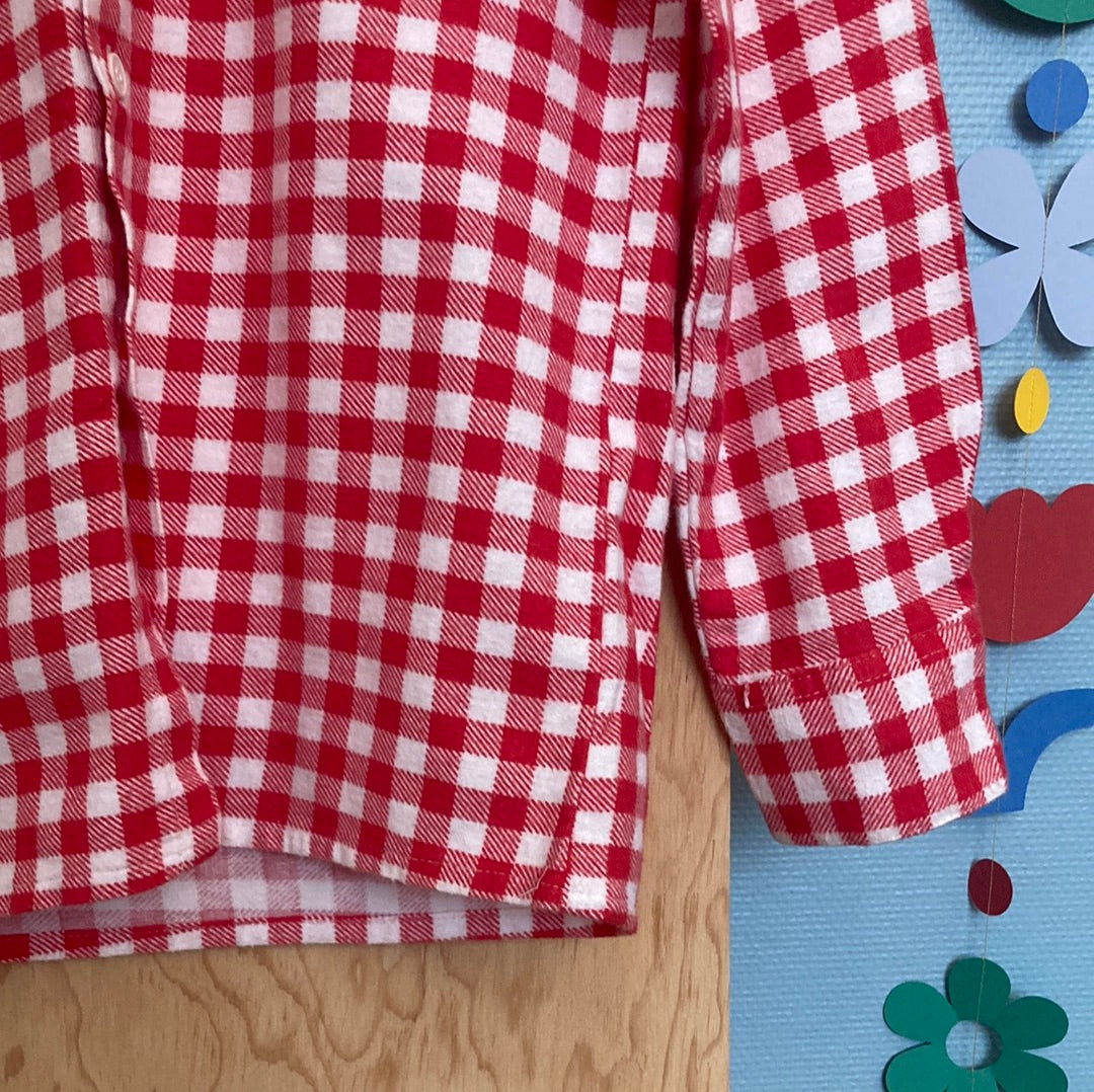 Chemise vichy rouge