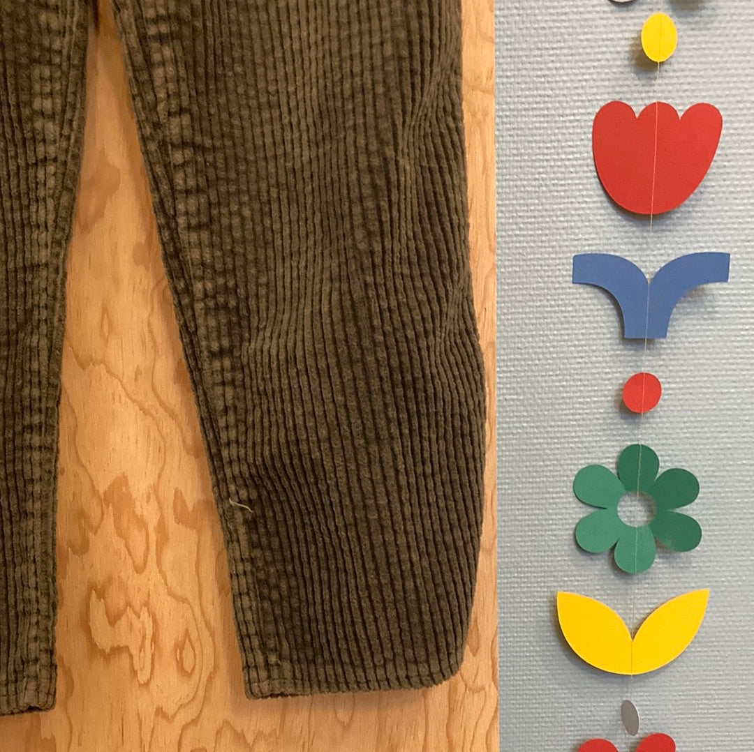 Pantalon velours kaki