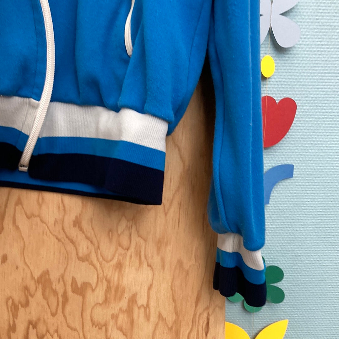 Veste 70s bleue