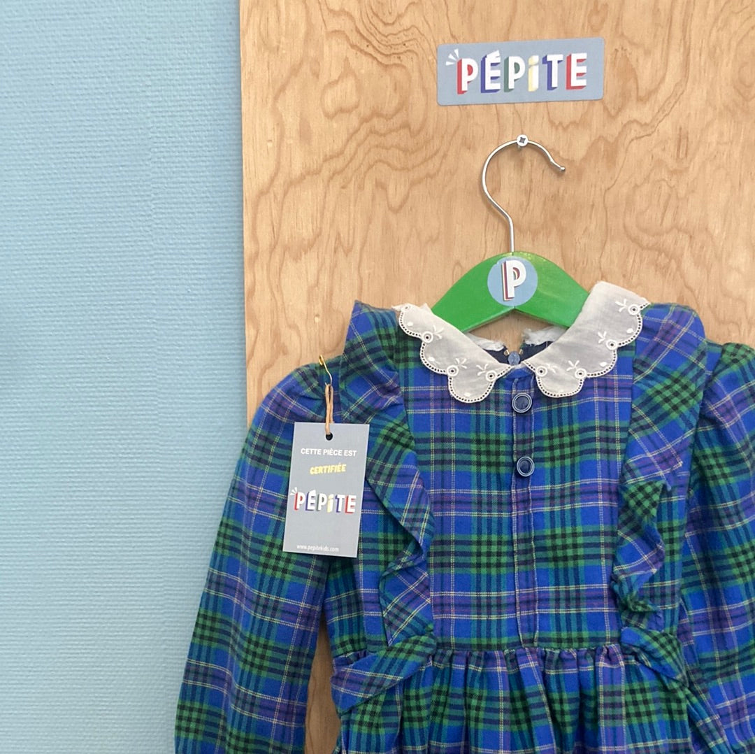 Robe écolière col Claudine