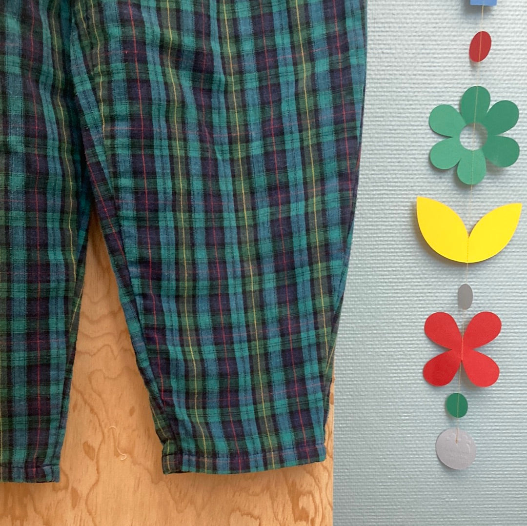 Salopette tartan C&A