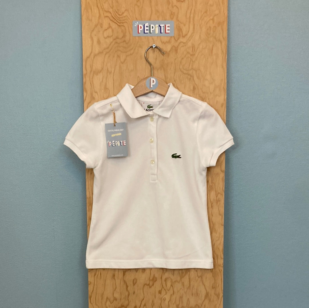 Polo Lacoste blanc