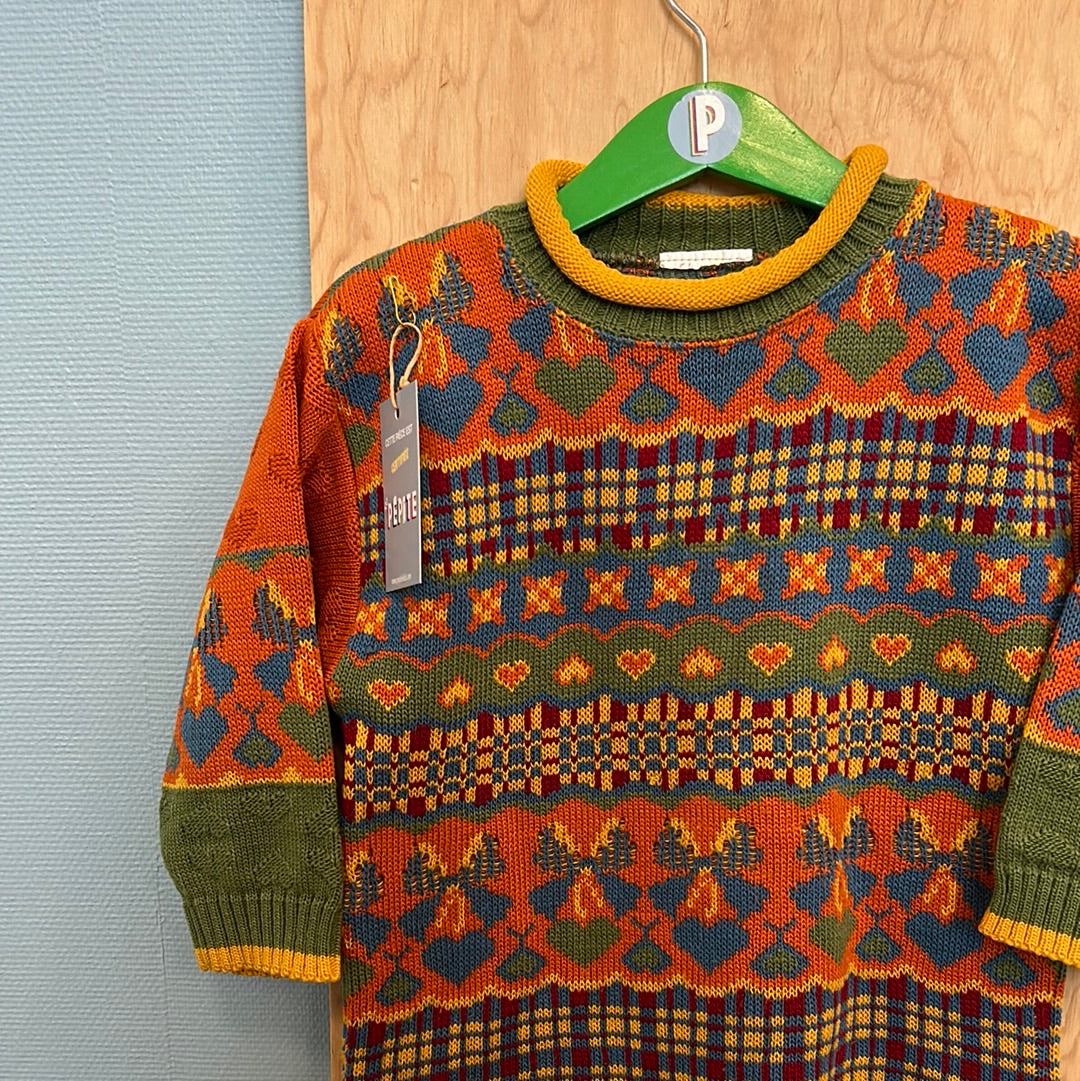 Pull jacquard orange