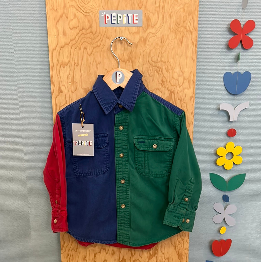 Chemise Gap Colorblock