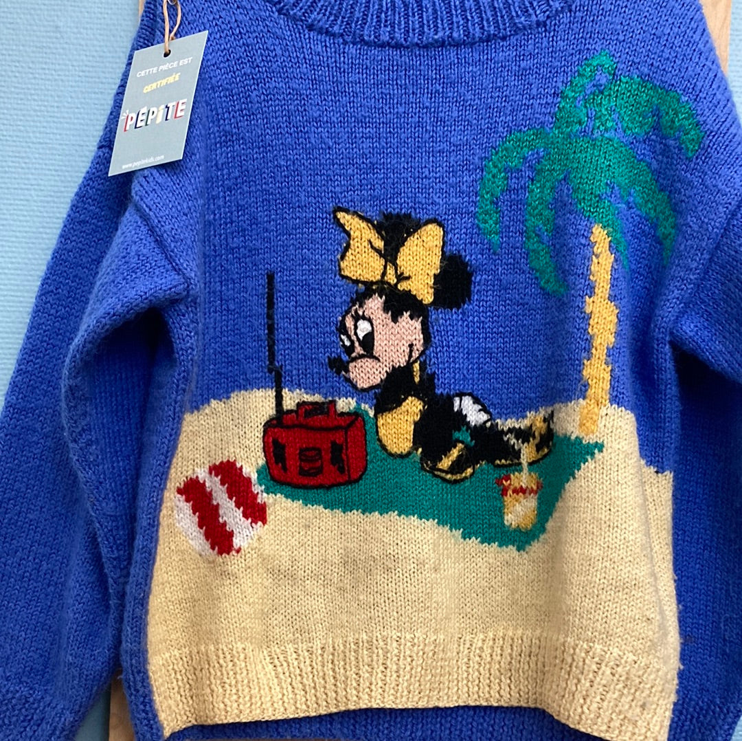 Pull Phildar Minnie à la plage