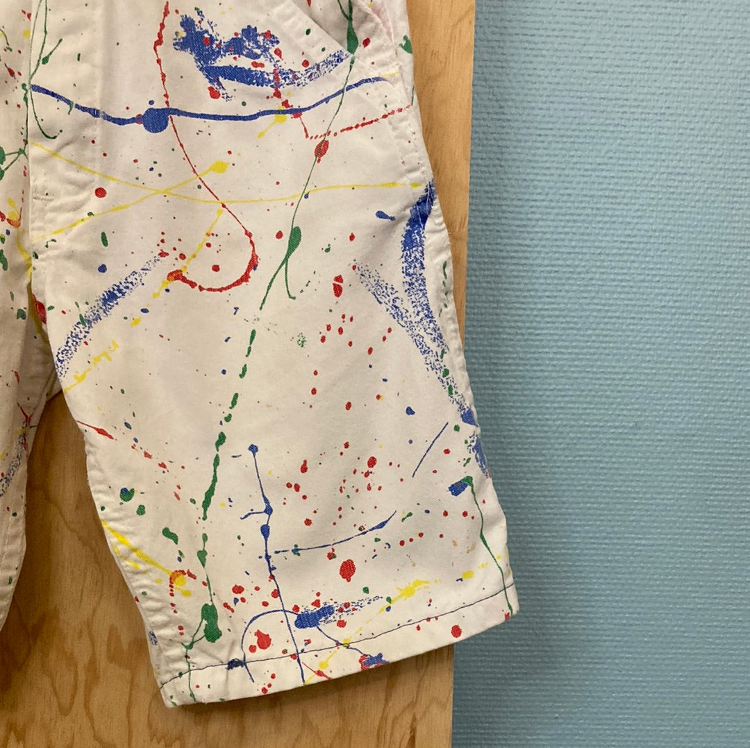 Salopette courte OshKosh tâches de peintures