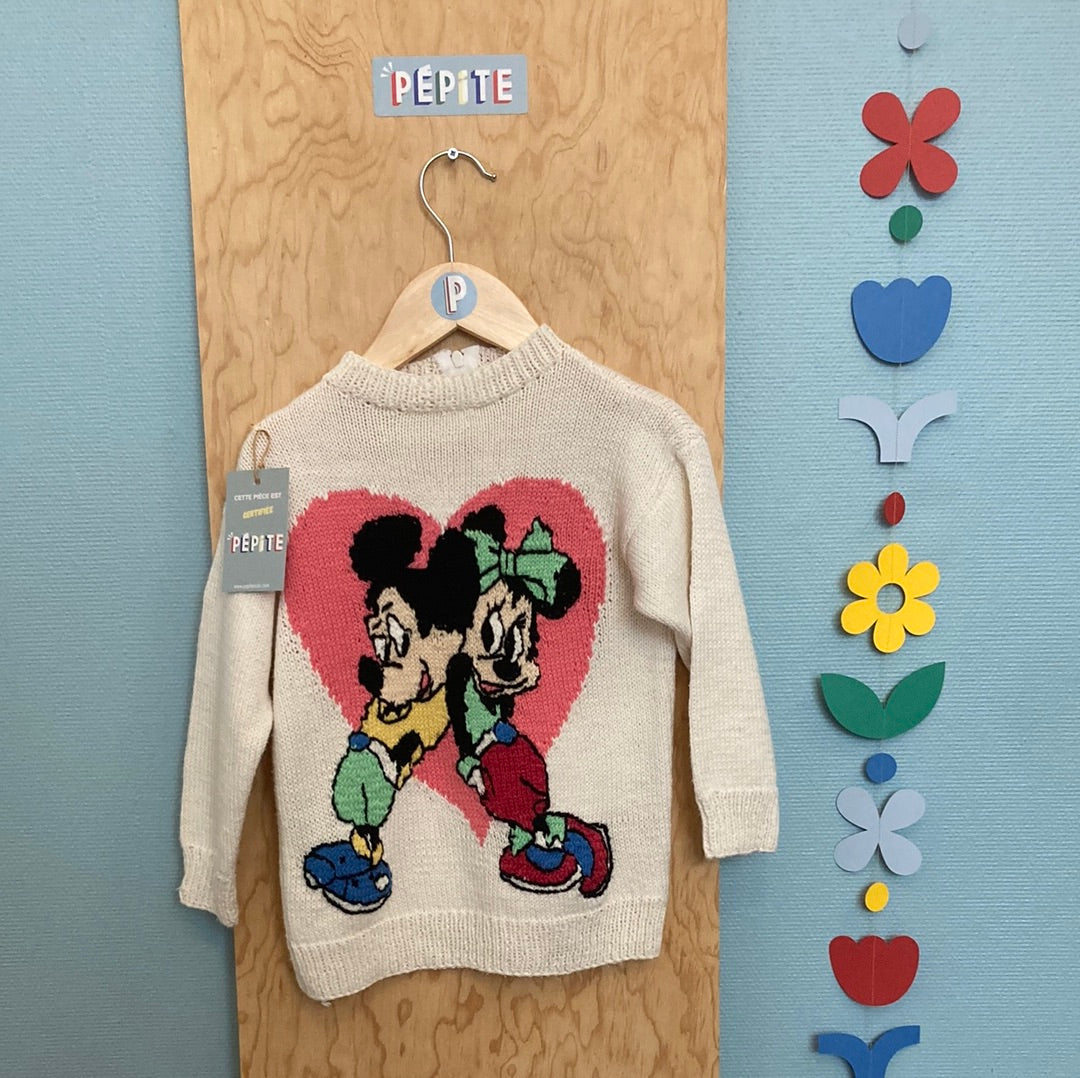 Pull Phildar Mickey et Minnie