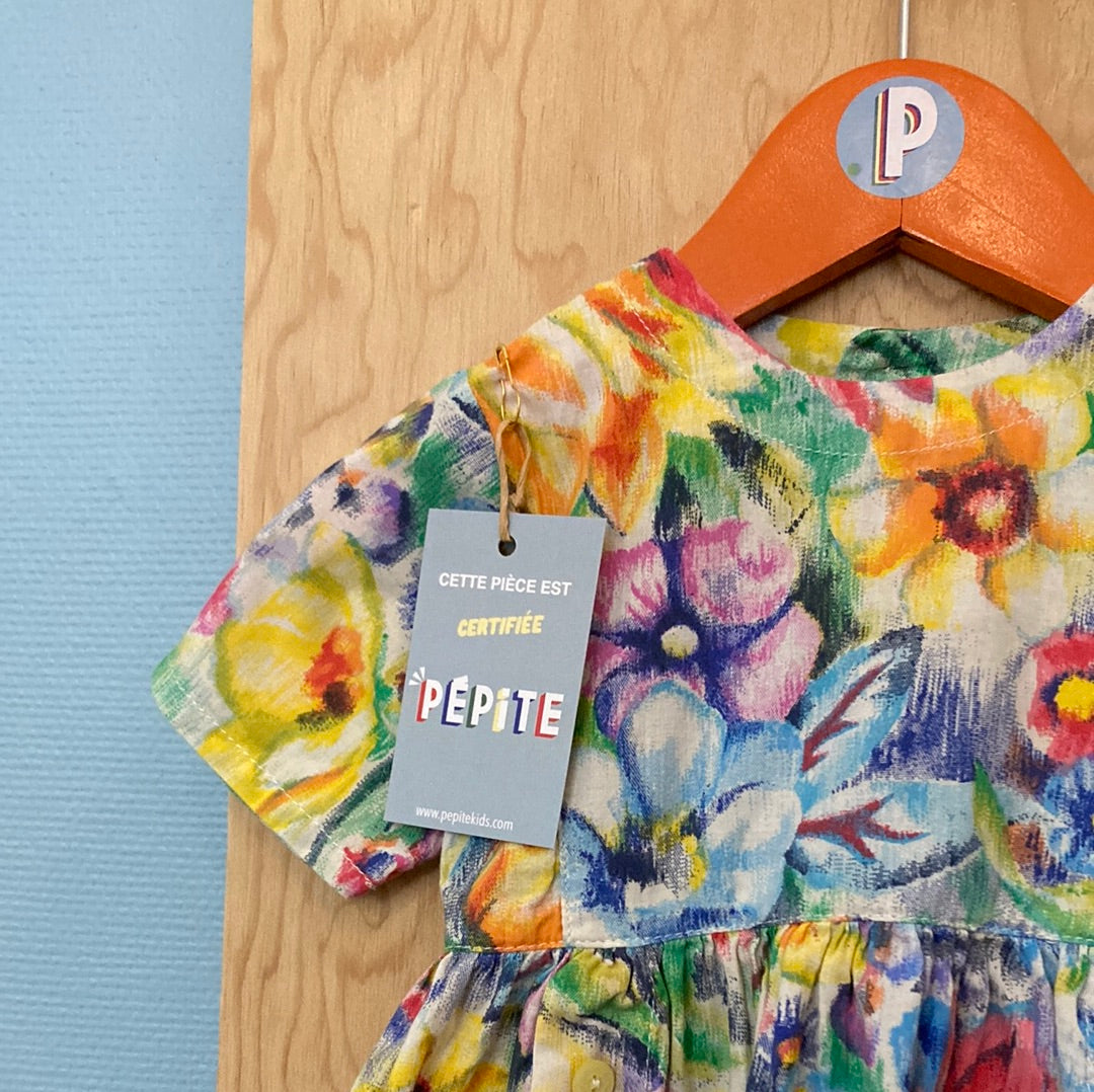 Robe fleurie aquarelle