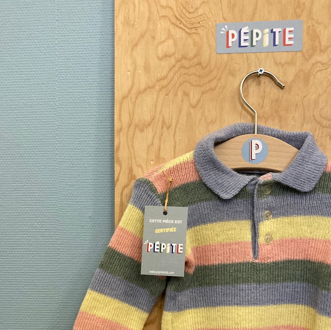 Pull pastel multicolore