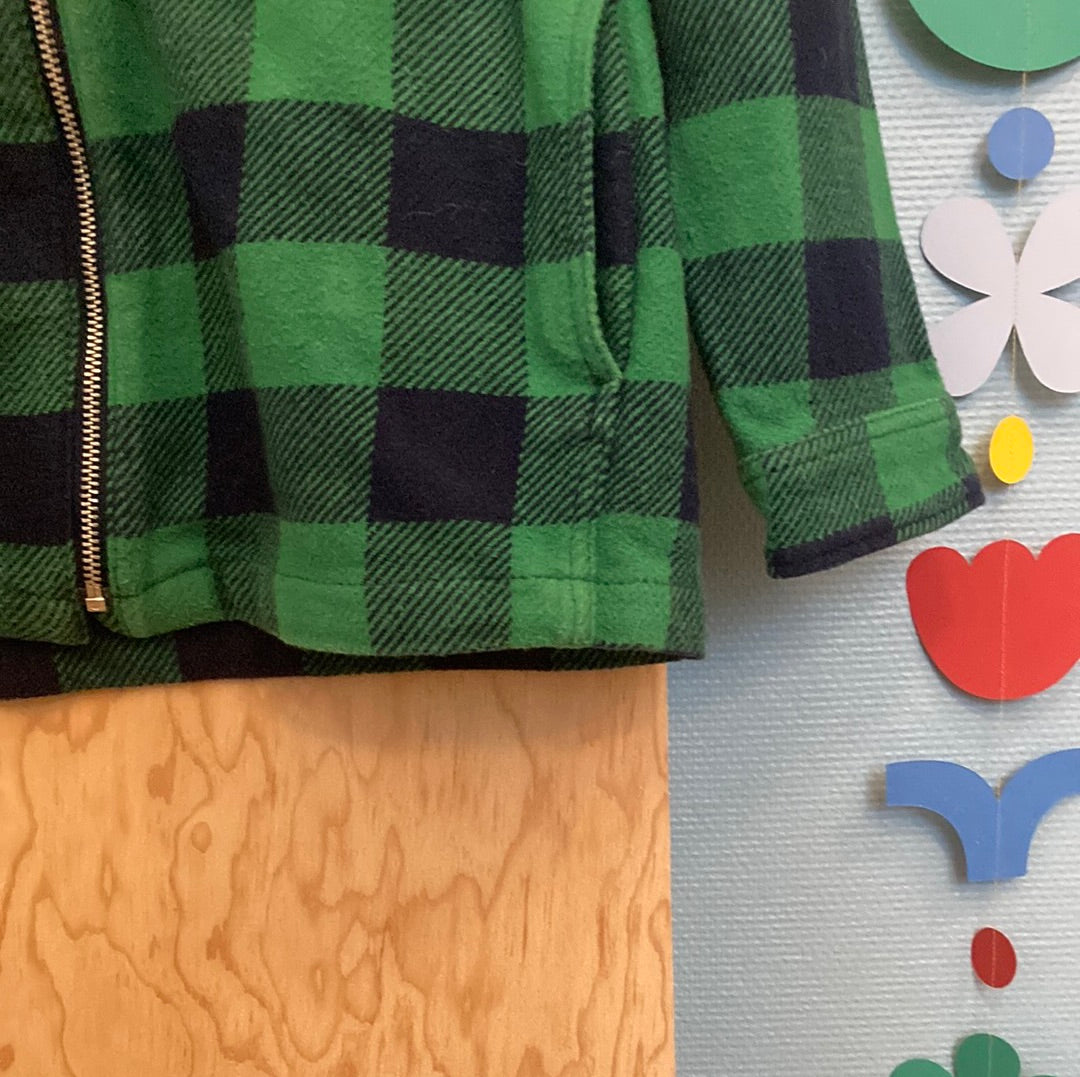Veste flanelle à carreaux