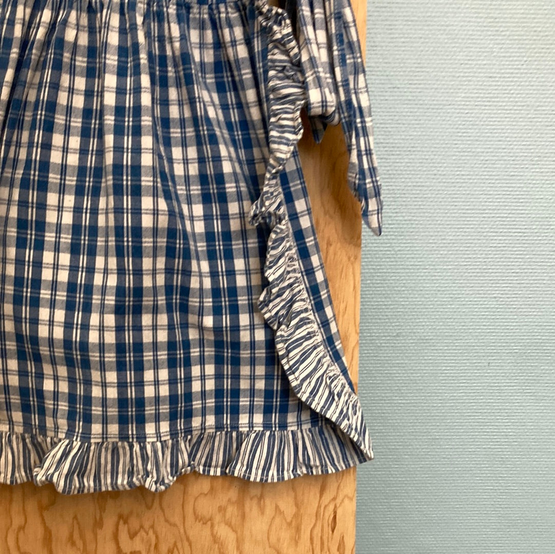 Robe tablier à carreaux
