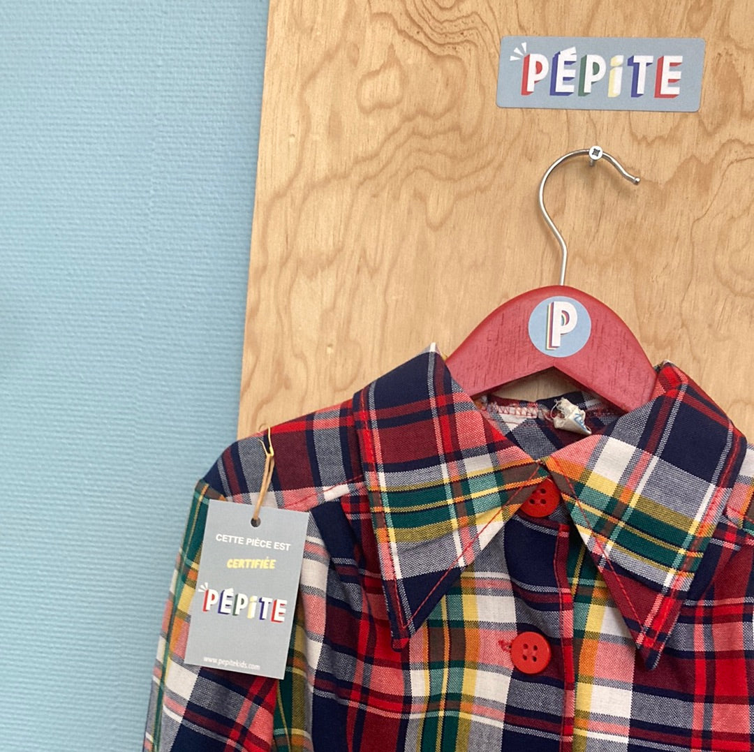 Robe écolière tartan
