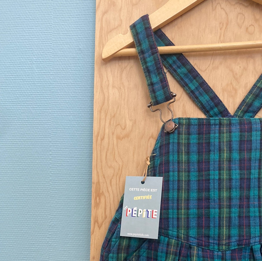 Salopette tartan C&A