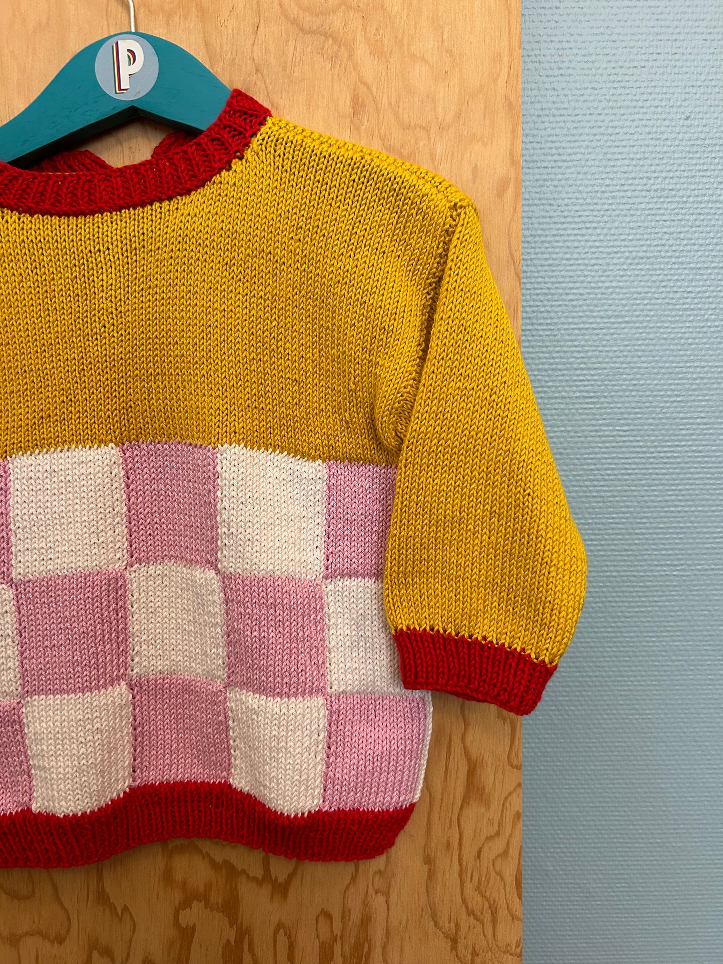 Pull de Joëlle damier