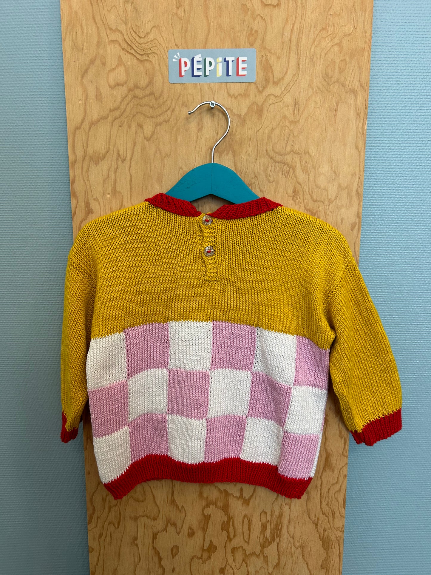 Pull de Joëlle damier