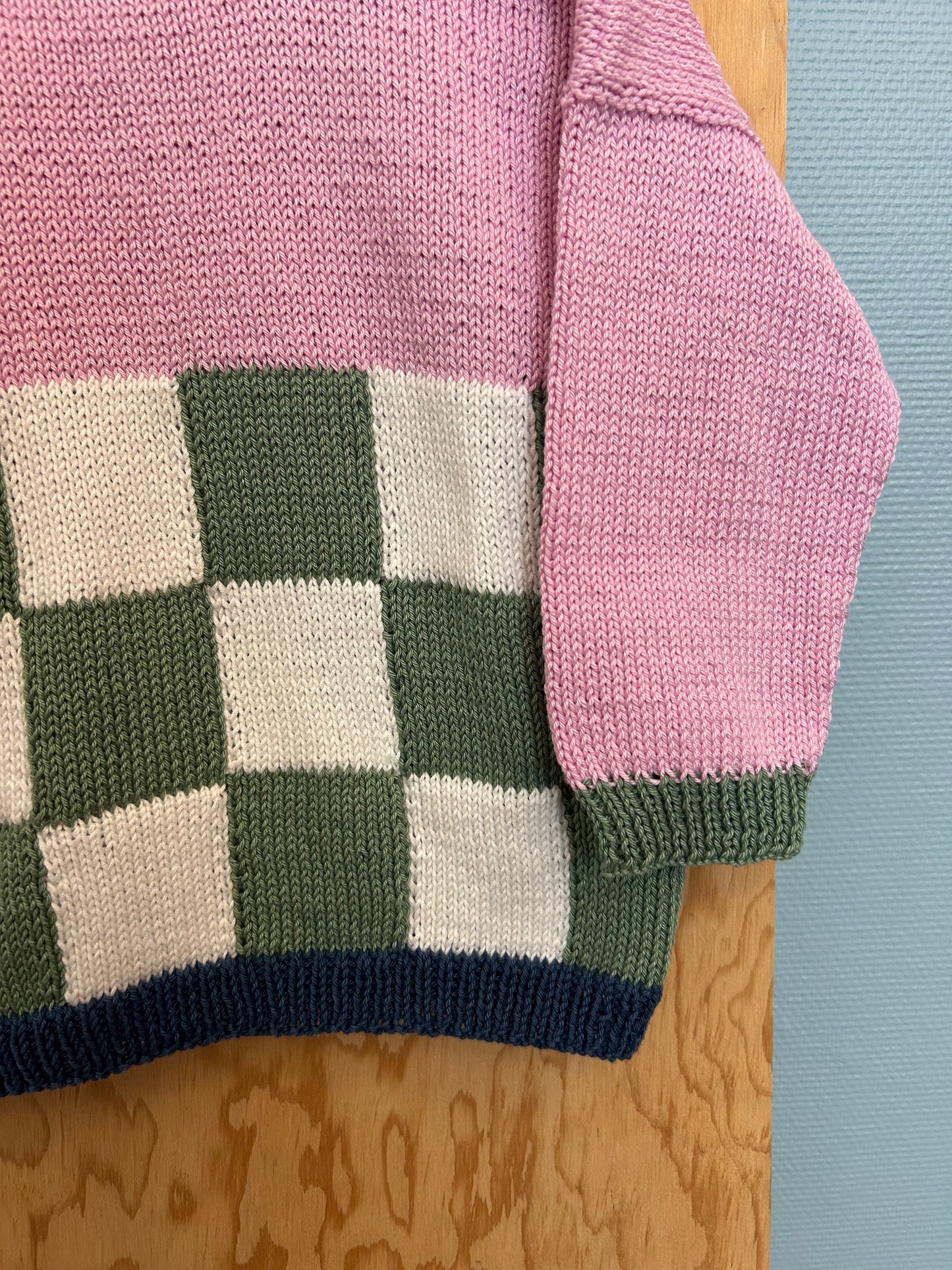 Pull de Joëlle damier