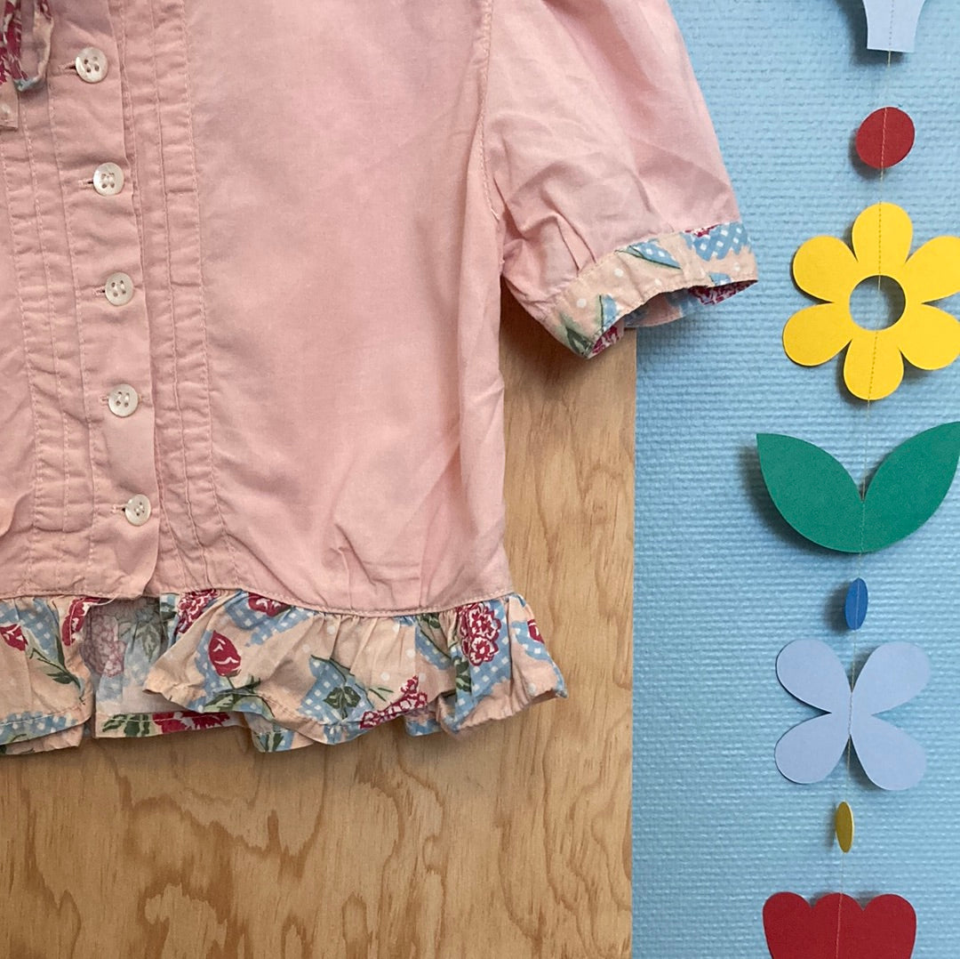 Blouse rose poudré