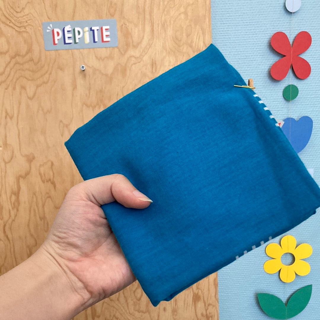 Bandana bleu turquoise