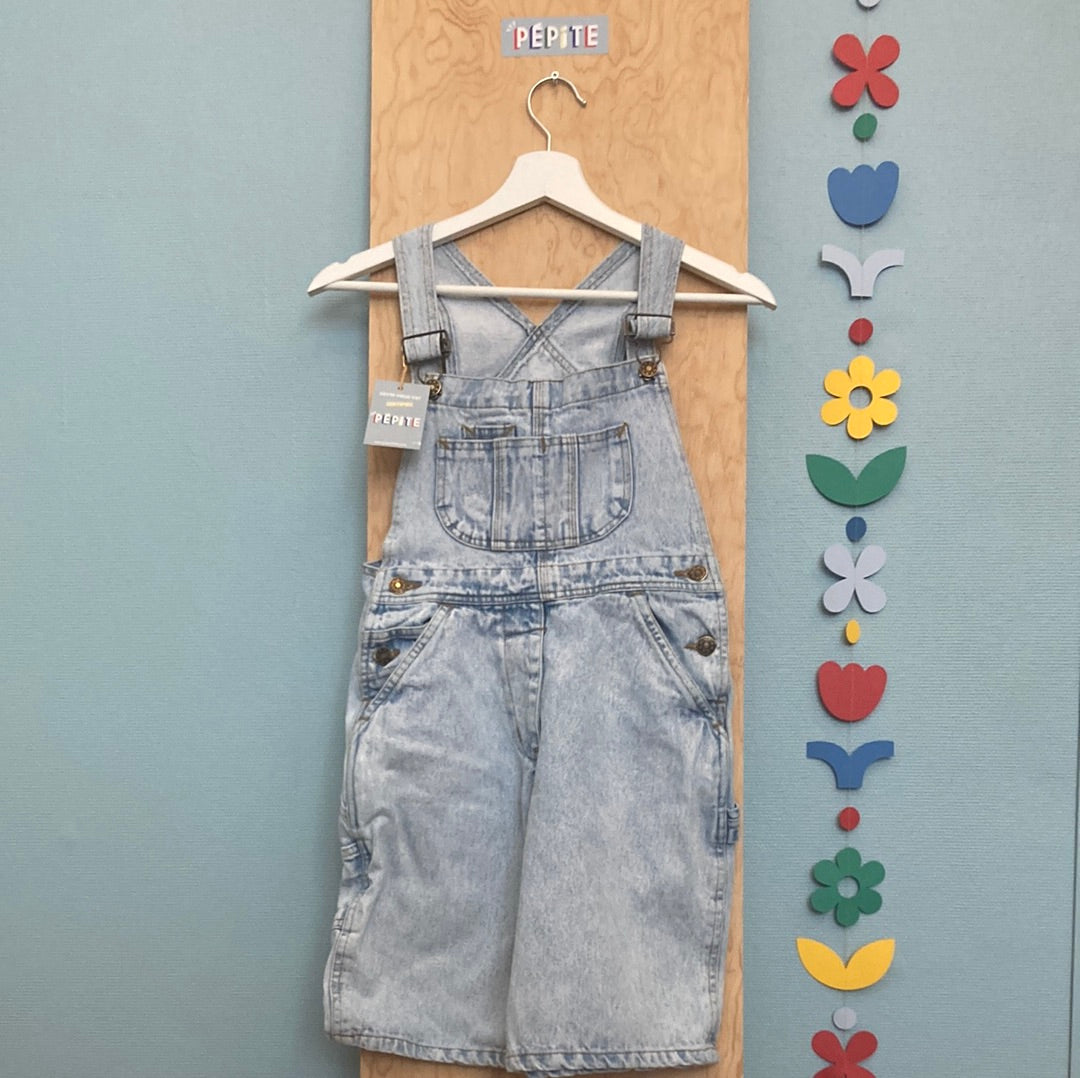 Salopette courte jean