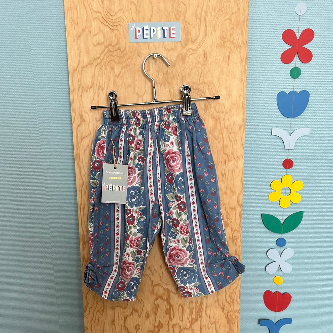 Pantalon à fleurs