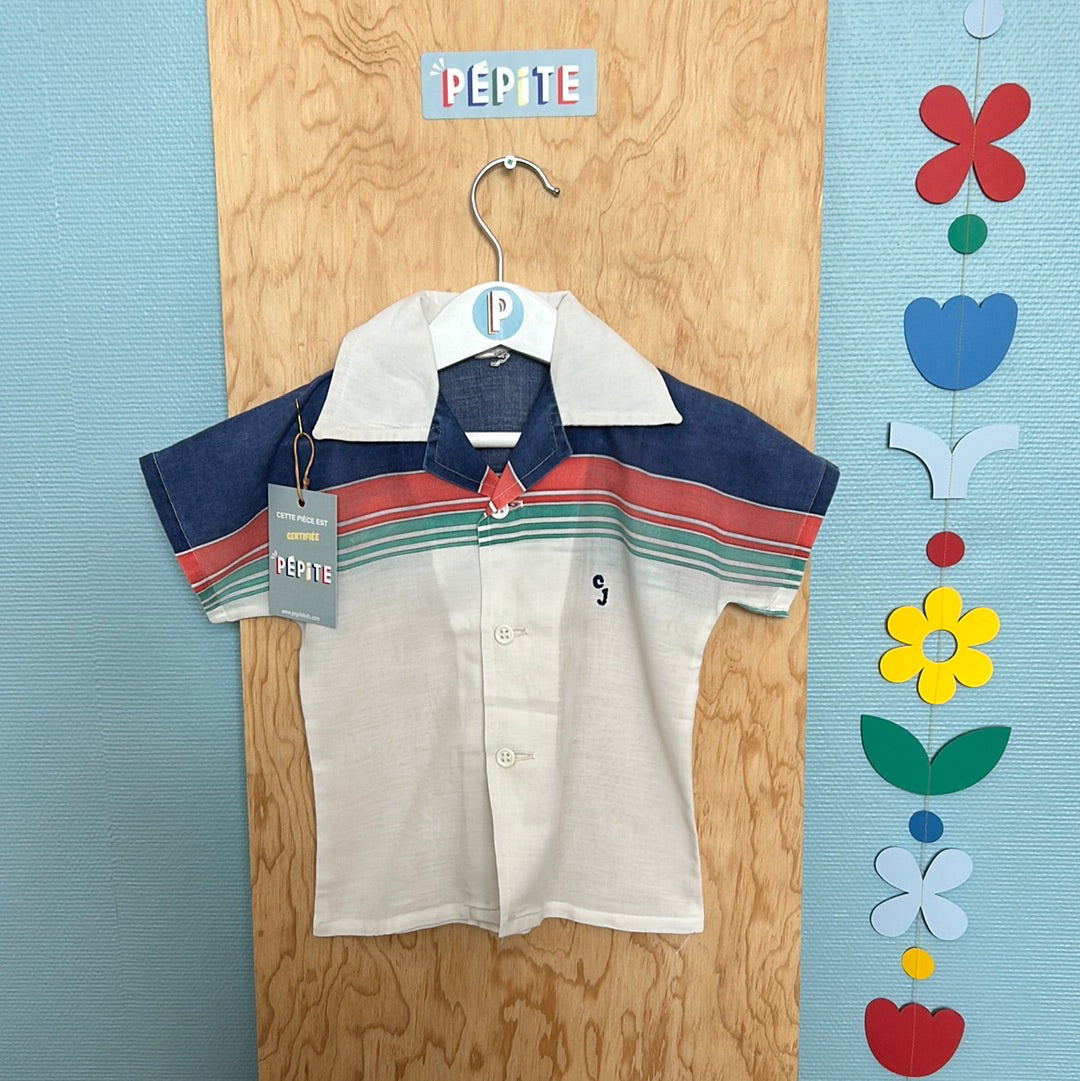 Chemisette tricolore