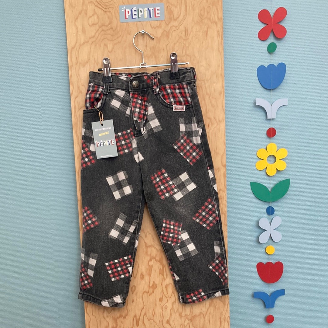 Pantalon Guess patchwork