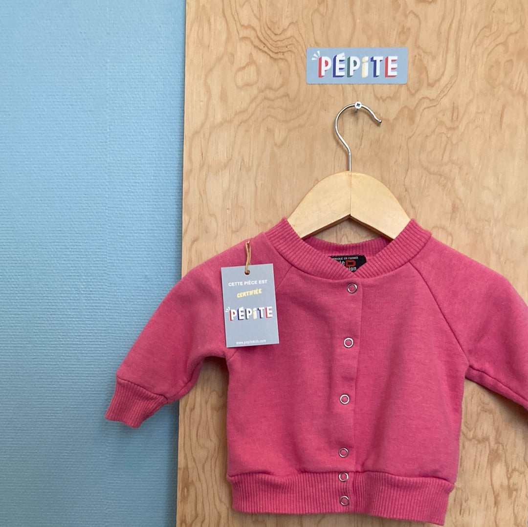 Gilet rose bonbek