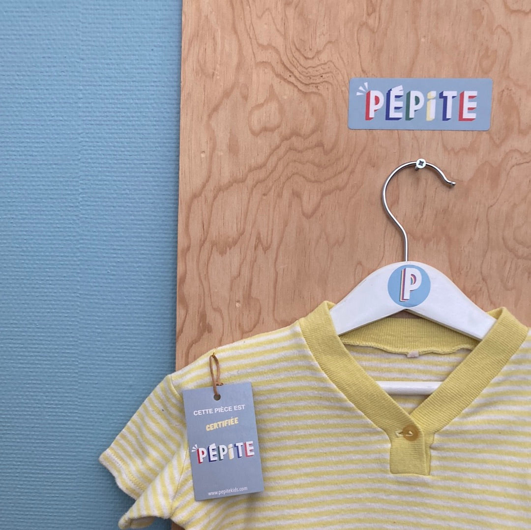 Cropped top rayé