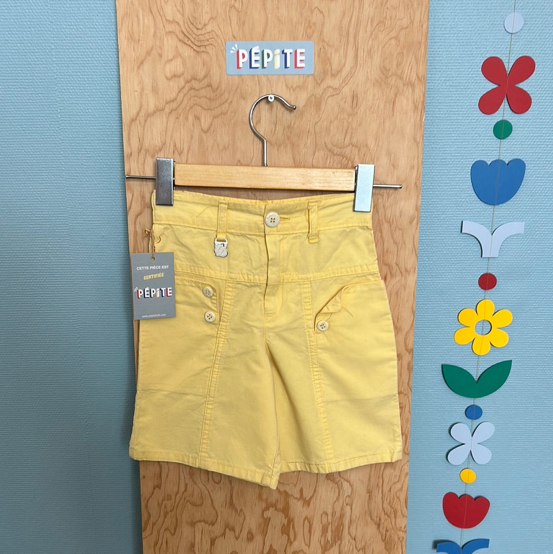 Short jaune pastel