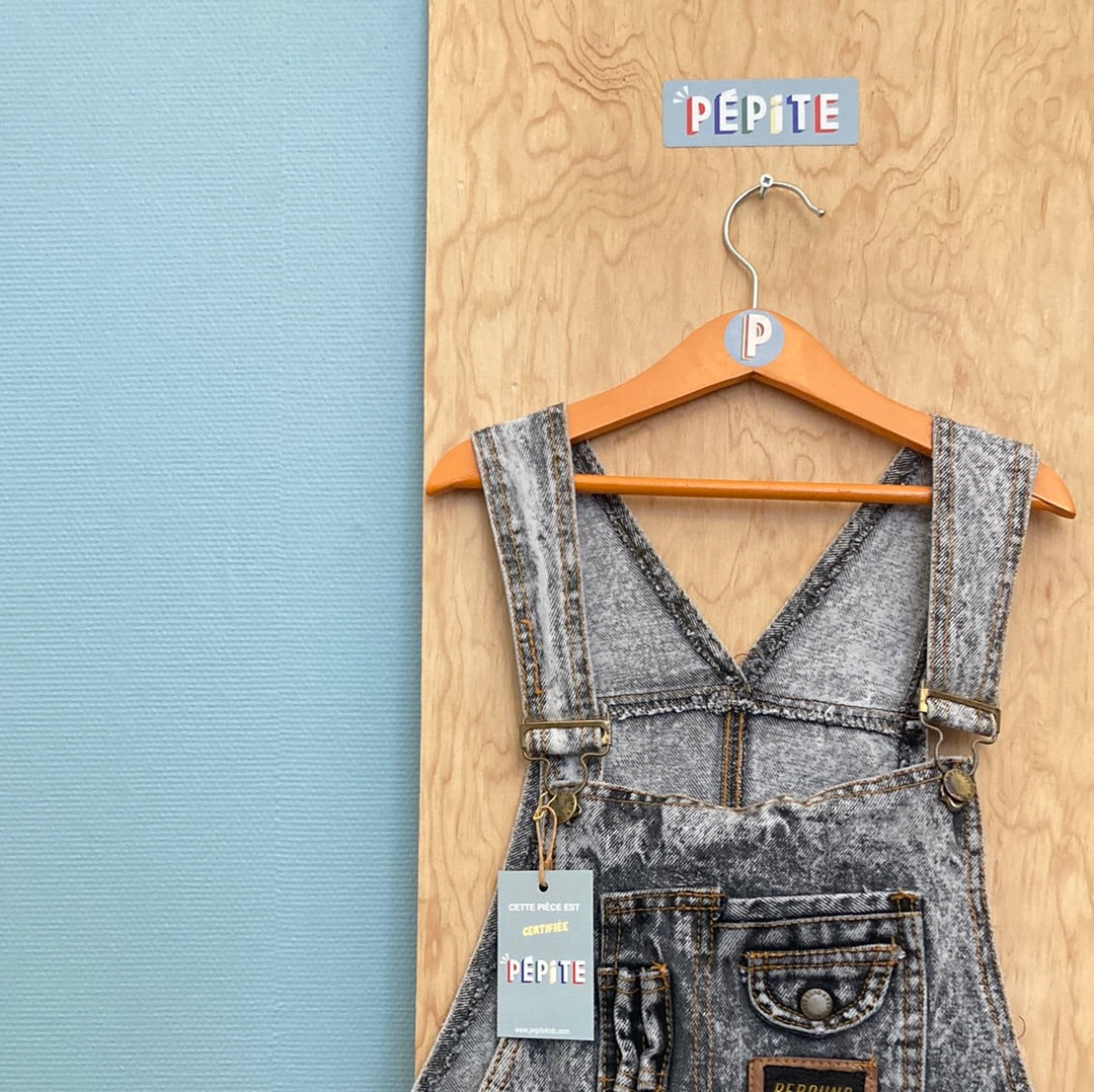 Salopette Denim grise